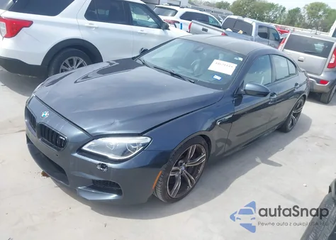 2016 BMW M6 Gran Coupe from USA, damaged, VIN WBS6E9C56GG437048